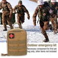 thumbnail image 1 of Outdoor Survival Military First Aid Kit, Climbing Emergency Medical Pouch (Khaki), 1 of 4