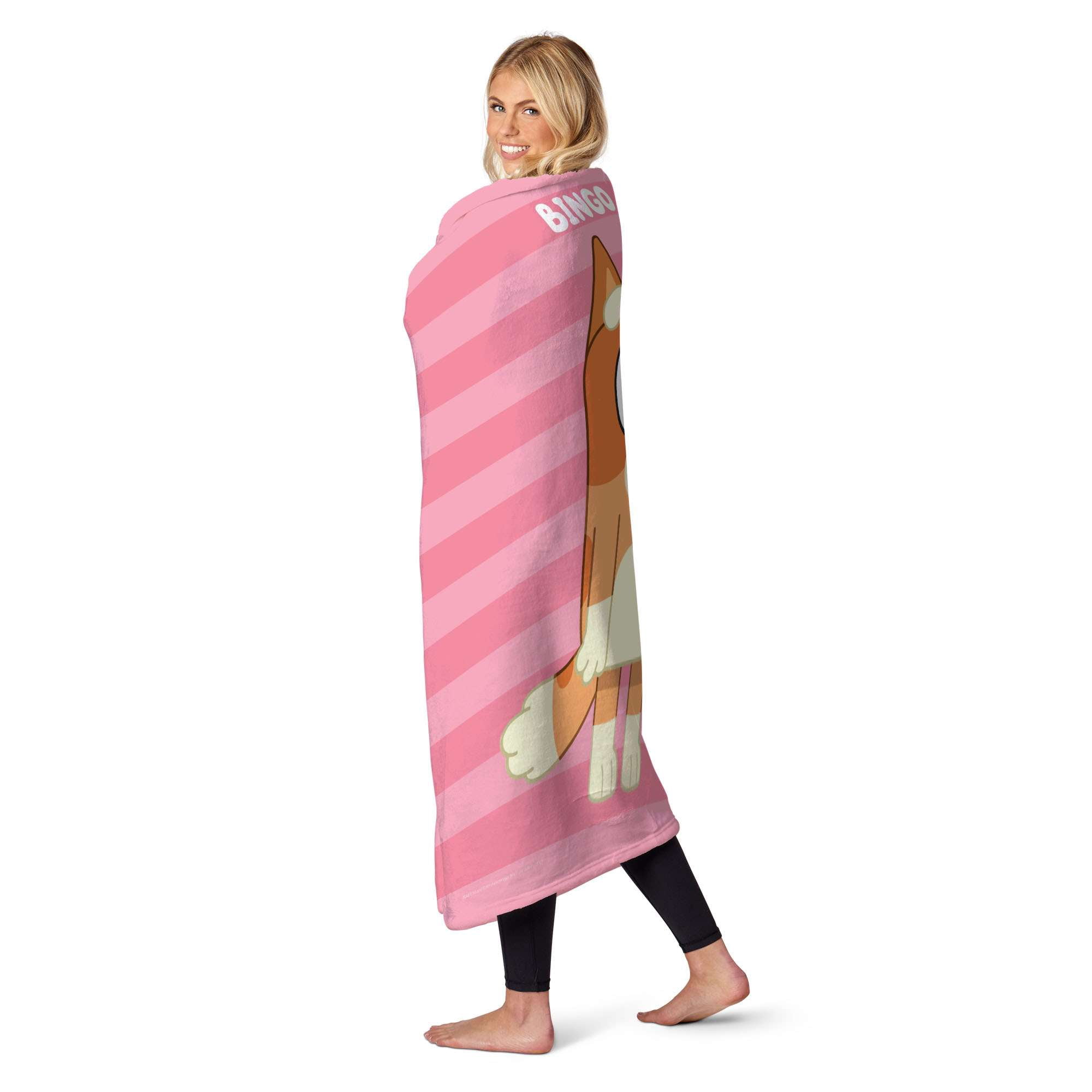 Bluey Roll Call Bingo Kids 
Silk Touch Throw Blanket