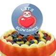 thumbnail image 5 of Acrylic Let's Slow Dance Sloth Heart Love Funny Humor Cake Topper Party Decoration for Wedding Anniversary Birthday Graduation, 5 of 7