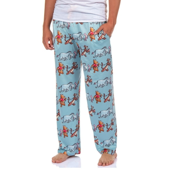 Disney Winnie The Pooh Pajama Pants Adult Tigger Piglet Eeyore Daisy Adult PJ Lounge Bottoms