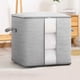 thumbnail image 1 of Fiudx Caja de Almacenamiento Plegable, Organizador con Tapa, Cremallera Resistente y Asas, Organizador Versátil para Armario de Dormitorio, Ahorra Espacio, Tallas M/L/Xl/Xxl, 1 of 3