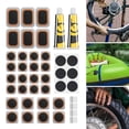 thumbnail image 2 of Visland Kit de Réparation de Patch de Pneu Intérieur de Vélo Patchs de Crevaison de Chambre à Air de Bicyclette Adhérence Forte Imperméable VTT Vélo de Route Patchs Sans Colle, 2 of 7