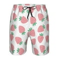 thumbnail image 4 of Kdxio Strawberry Pattern Mens Casual Shorts - Drawstring Summer Beach Sports Shorts for Men, 4 of 9