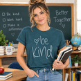 thumbnail image 4 of KimSoong Women Be Kind Graphic Tees Teacher Shirts Funny Inspirational Blessed Short Sleeve T-Shirts, 4 of 12