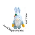 thumbnail image 2 of Easter Decorations Gnome Easter Decorations, Handmade Easter Bunny Gnomes Plush Ornaments, Bunny Easter Gnomes For -easter tablecloth Decoration Gifts, 2 of 5