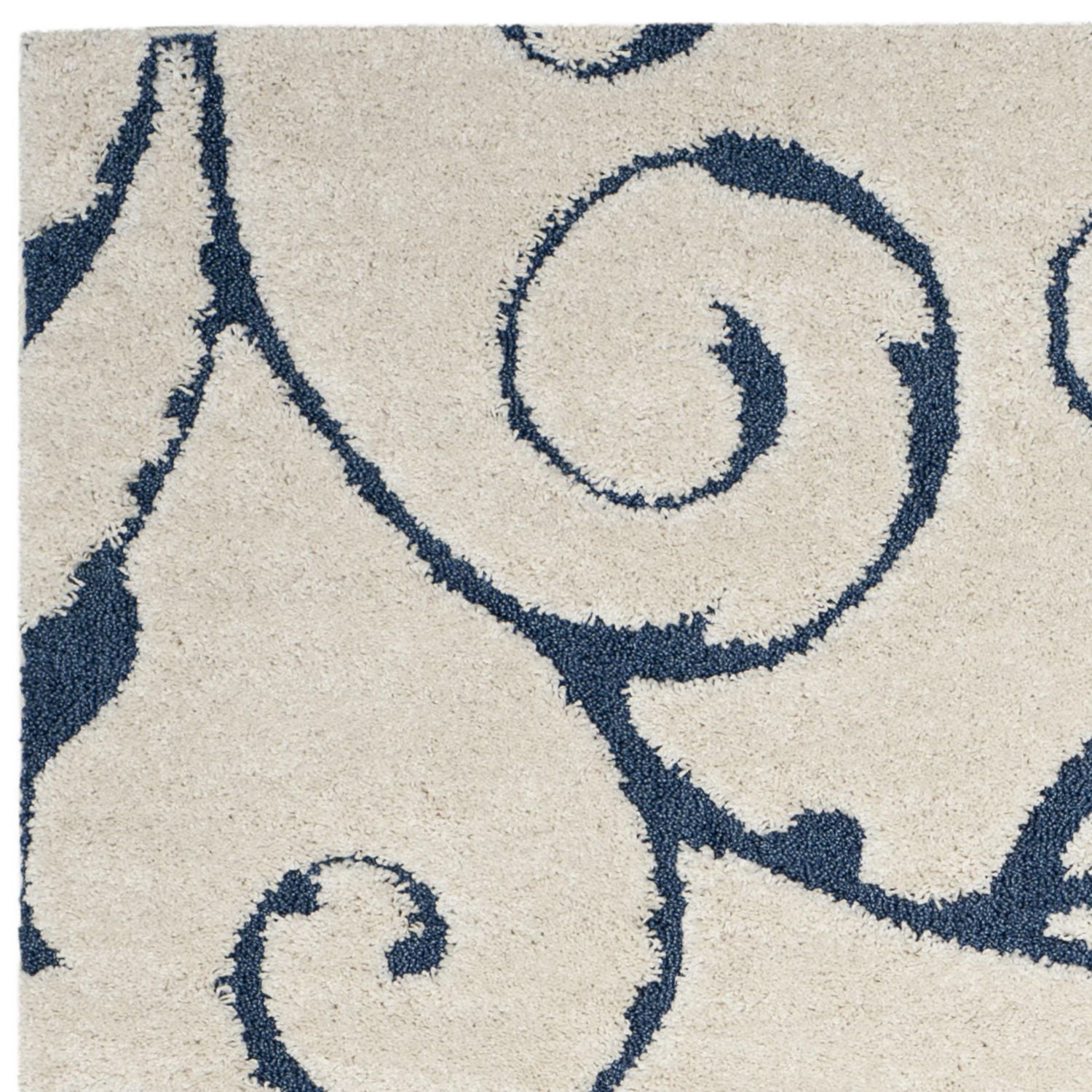 SAFAVIEH Florida Douglas Floral Vines Shag Area Rug