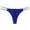 Blue, variant on Woman Oversize See Through Panties Lace Thong with Bow