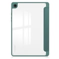 thumbnail image 4 of SaniMore Case for Samsung Galaxy Tab A9 Plus 12.4" 2023 SM-X810/X816/X818, Auto Sleep/Wake Shock Resistant [Built-in Pencil Holder] Stand [Dual Angle] Transparent Slim Anti-fall Shell, Deep Green, 4 of 8