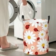 thumbnail image 4 of Goofa Daisy and Ladybug Printed Circular Hamper,Laundry Basket with Handles,Storage Baskets Foldable,Large Capacity Laundry Hamper-Medium, 4 of 8