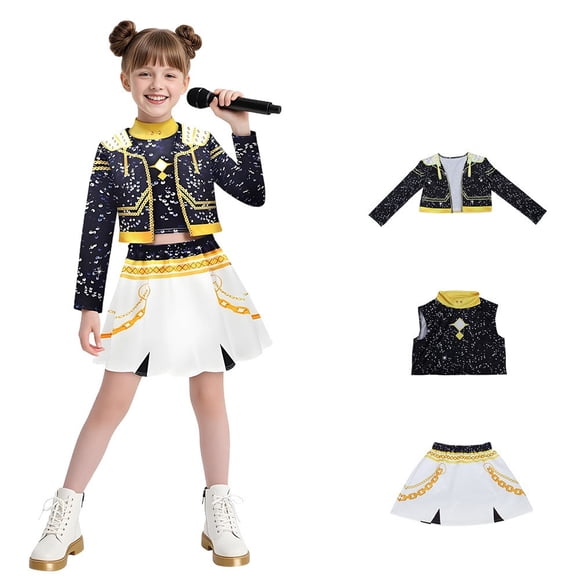 Disfraz de cazador de Halloween for niños grandes, Rumi, Mira, Zoey, cantantes, baile, escenario, juego de rol, trajes de cosplay for niños, 2026