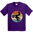 thumbnail image 3 of Inktastic Dirt Biking Motocross Retro Youth T-Shirt, 3 of 5