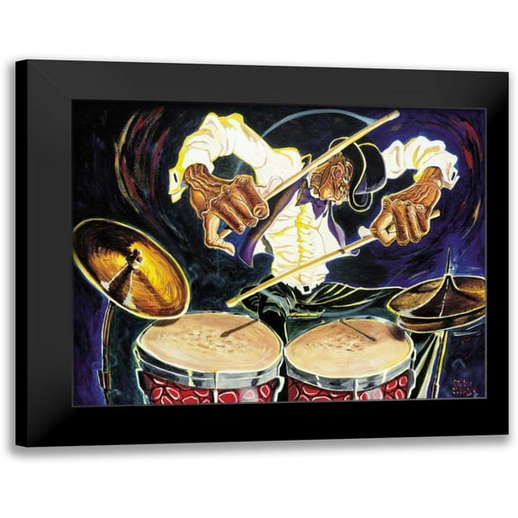 Johnson, Steven 14x12 Black Modern Framed Museum Art Print Titled - Thunder