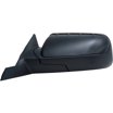 Fit System Passenger Side Mirror For Mazda 2 - Black PTM Cover, Power Adjust, Manual Foldaway