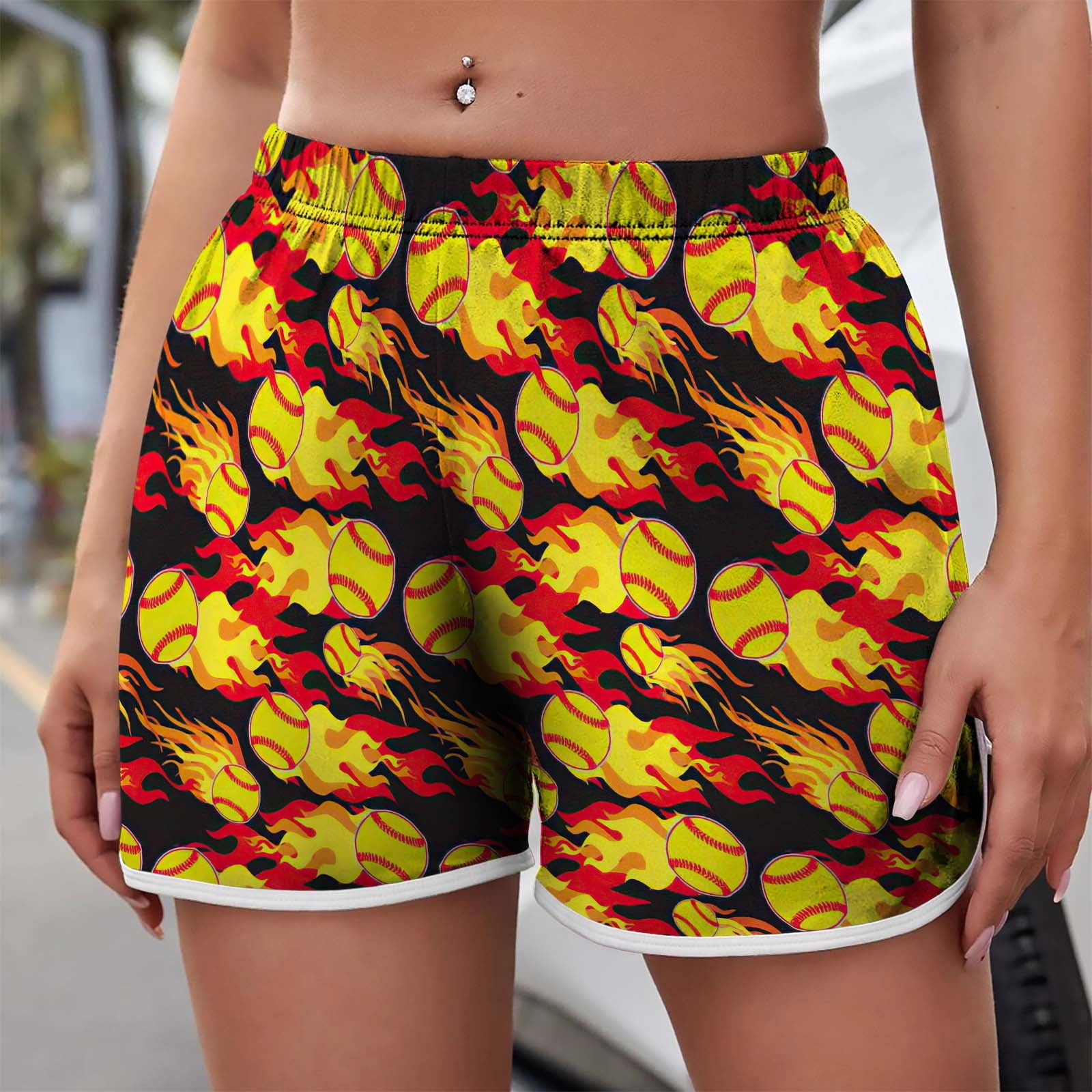 YWDJ Womens Shorts Casual Athletic Shorts for Women Drawstring Shorts