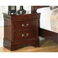 thumbnail image 2 of Ashley Furniture Signature Design - Alisdair Nightstand - 2 Drawers - Traditional - Rectangular - Dark Brown, 2 of 5
