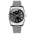 thumbnail image 1 of "Fashion Diamond Men's Steel Strap Watch", 1 of 5