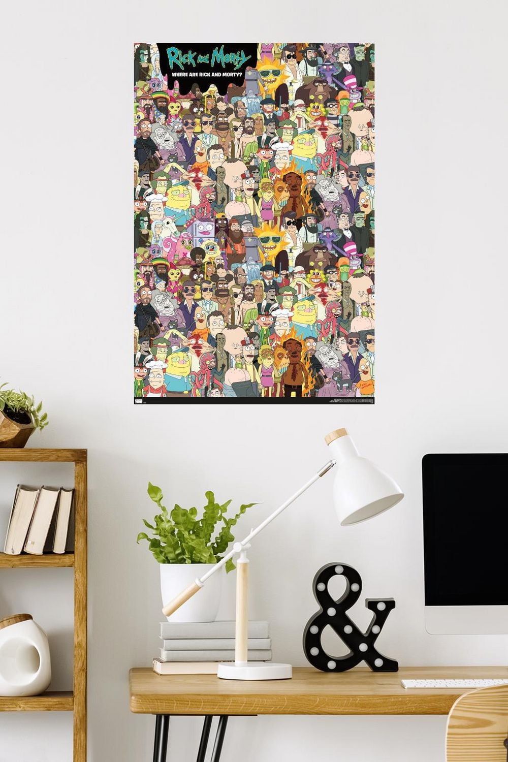 Rick And Morty - Where's Rick? Wall Poster, 22.375" x 34"