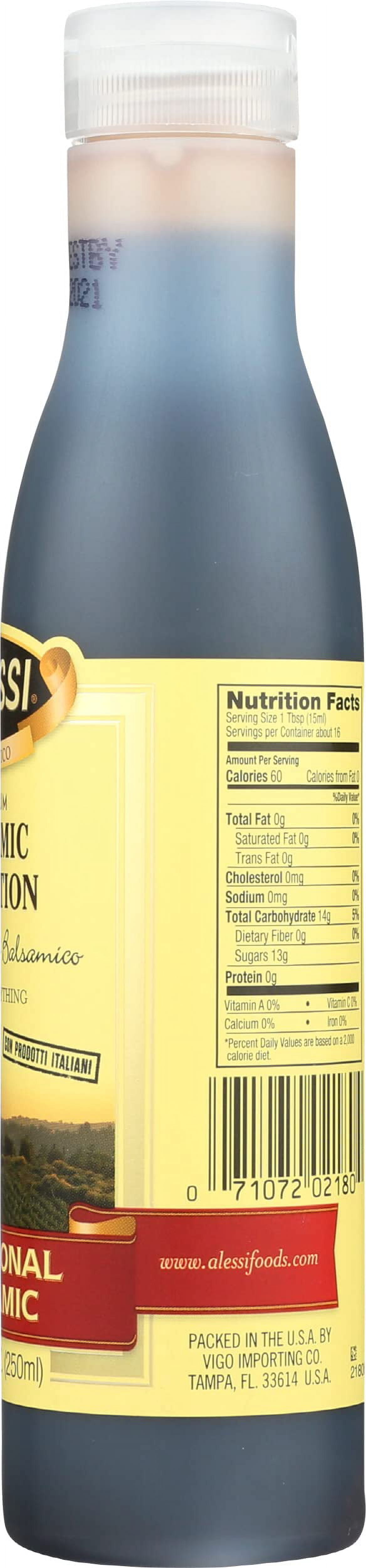 Alessi Balsamic Reduction Vinegar, 8.5 Ounce (Pack of 6)