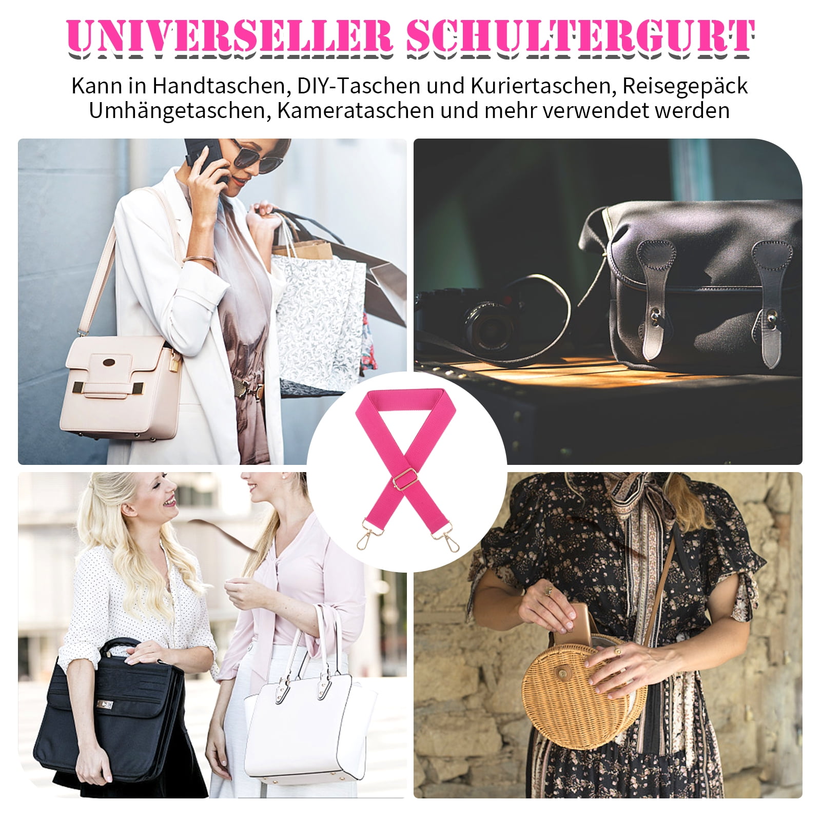 Maoww Sac à Bandoulière en Coton pour Filles Design Simple Sac à