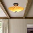 thumbnail image 4 of RADIANCE Goods Mosaic 2 Light Semi-Flush Ceiling Fixture 16" Shade, 4 of 6