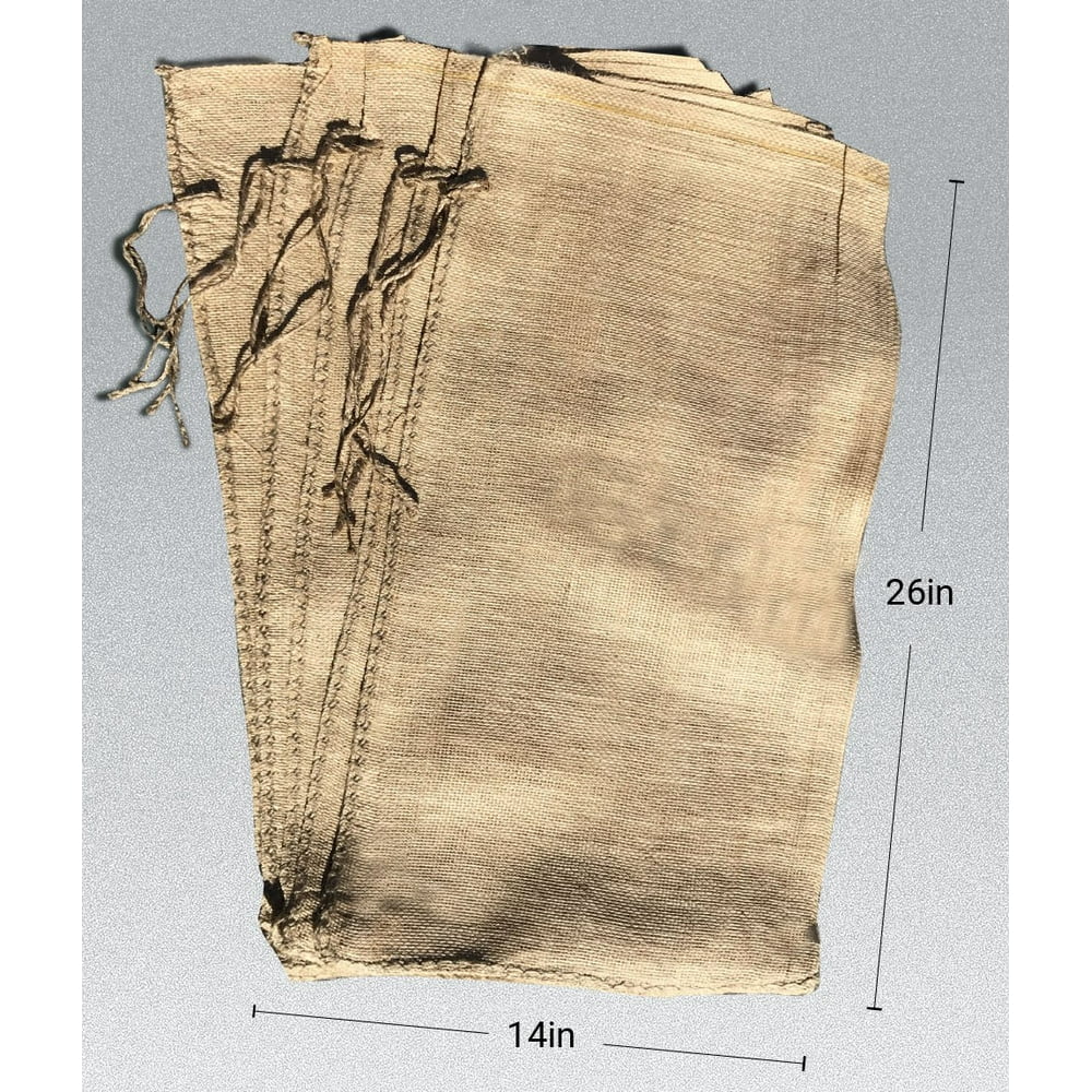 Sandbaggy Burlap Sand Bag Size 14" x 26" Sandbags 50lb Weight