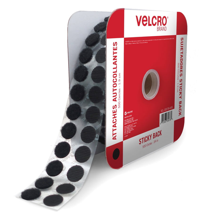 1000 Pairs Velcro Self Adhesive Fastener Tape 10/15/20mm Disc
