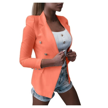 

KI-8jcuD Women Fashion Suit Long Sleeve Slim Work Lapel Top Fuzzy Zip Up Hoodie Women Women s Fitted Jacket Light Jacket Women Maternity Jacket Sk8 Zip Face Jacket Women Light Raincoat Women