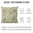 thumbnail image 5 of GOSMITH  Spring Daisy Floral Pillow Covers Sage Green Brown Beige Vintage Flowers Decorative Pillow Cases Block Print Throw Pillows Farmhouse Decor for Sofa Couch Cushion Outdoor, 5 of 5