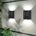 thumbnail image 4 of Led De 2 Uds., Luz De Pared Solar Para Exteriores, Lámpara De Pared Para Arriba Y Abajo, Camino, Escaleras, Jardín, Luces De Calle Decorativas Yuarrent HA045851-03, 4 of 6