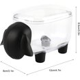 thumbnail image 2 of Boîte de Rangement pour Tampons en Coton, 2 Pièces Distributeur de Coton en Coton Boîte de Rangement pour Tampons en Coton en Forme de Mouton Transparent avec Couvercle Cure-Dents, Trombones, Etc., 2 of 7