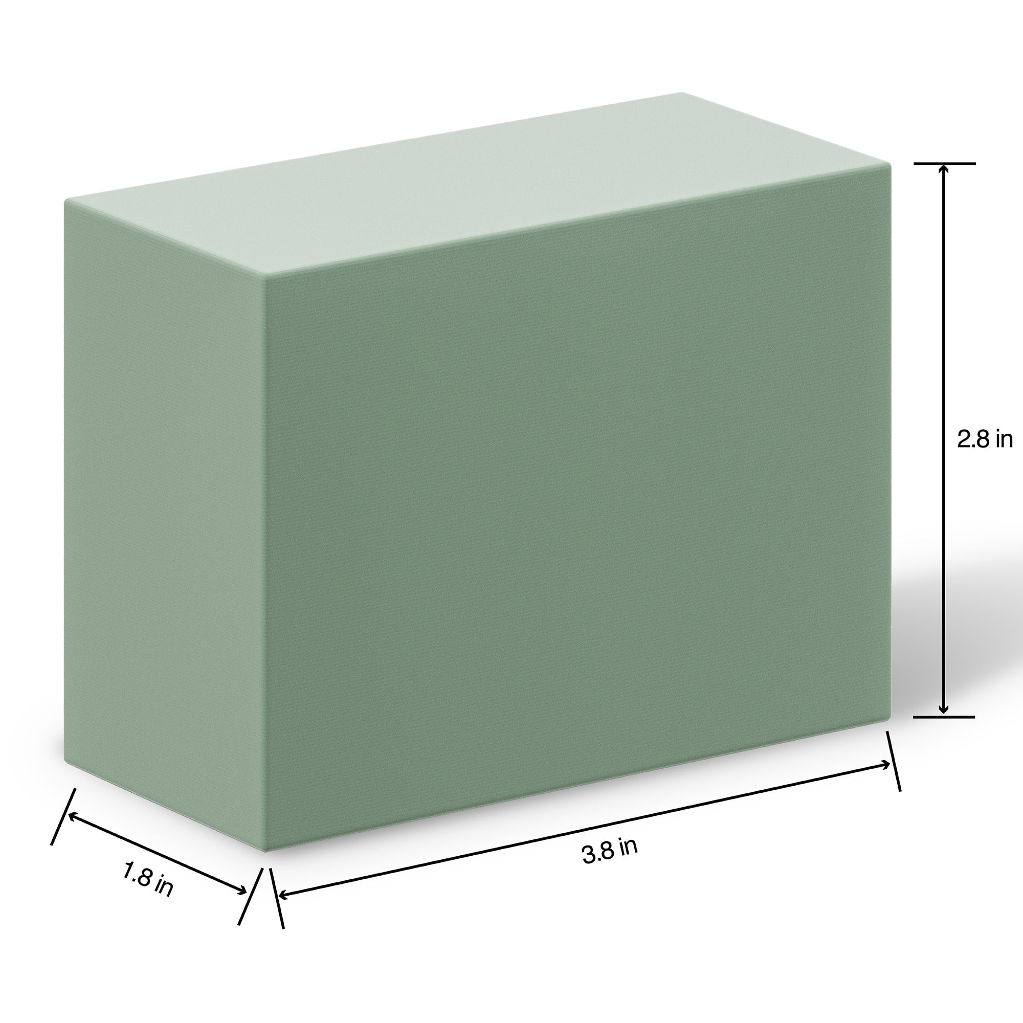 (2 pack) FloraCraft Floral Desert DryFōM 3 Piece Block 1.8 inch x 2.8 inch x 3.8 inch Green