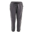 thumbnail image 2 of Men‘s Autumn Soft Shell Jogger Waterproof Fleece Lined Bottoms Reflective Night Light Trousers Gray M, 2 of 6