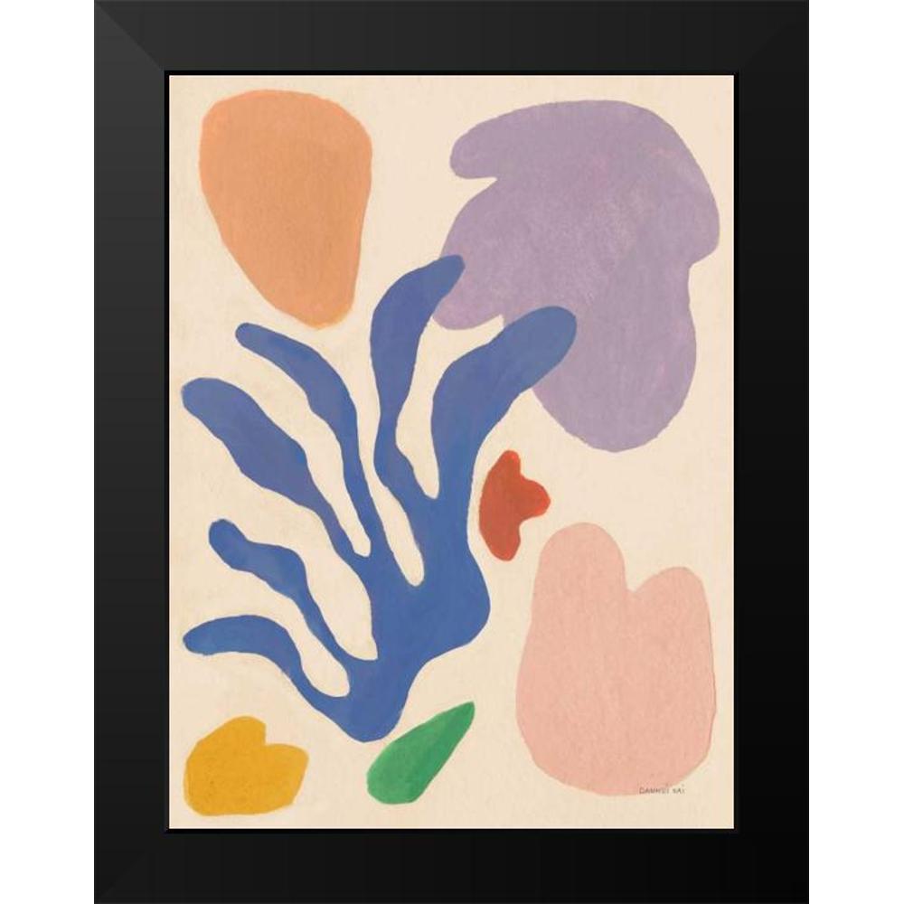 Nai, Danhui 11x14 Black Modern Framed Museum Art Print Titled - Honoring Matisse Warm