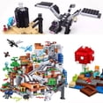 thumbnail image 2 of Compatible 21137 myworld mountain cueva bloques de construcción ladrillos juguetes de regalo para niños, 2 of 5
