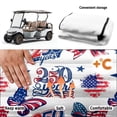 thumbnail image 5 of Yuyamidu Butterfly Golf Cart Seat Covers with Pockets 250 Years USA Flag Golf Cart Seat Towel Blanket foior Club Car Seats Covers Golf Cart Accessories Decor, 5 of 7