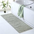 thumbnail image 1 of Affinity Linens LBD22X60RG-SGE Braided & Loop Chenille Oversized Bath Rug, Sage - 22 x 60 in., 1 of 3
