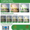 thumbnail image 3 of Grow Lights Wolezek LED blanco de espectro completo de 6000 K, paquete de 2 unidades, 3 of 7