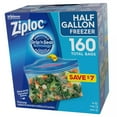 thumbnail image 4 of Ziploc Half Gallon Freezer Bags (160 Count), 4 of 4