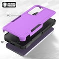 thumbnail image 5 of for Samsung Galaxy A16 5G/4G Back Case, Luxury Ultra Slim PC + TPU Double-Layer Anti-Fall Shockproof Drop Protective Lightweight 2 In 1 Phone Case Cover for Samsung Galaxy A16 5G/4G, Purple, 5 of 5