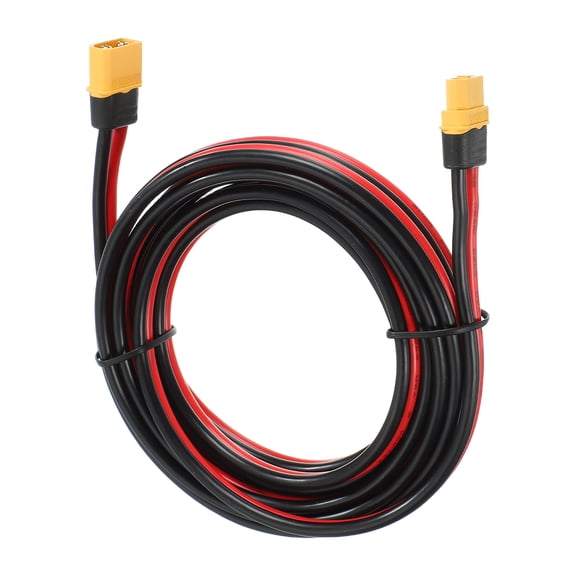 Uxcell XT60 Extension Cable, 12AWG 10 ft Male to Female Tinned Copper XT60 Connector Power Cable for RC Batteries, Portable Power Station, Solar System