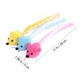 thumbnail image 2 of 3 juguetes de peluche con hierba gatera para distraer a los gatos, con forma de ratón, para interiores., 2 of 8