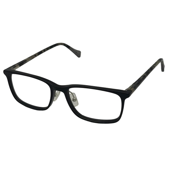 Lucky Mens Soft Rectangle Black Plastic Frame. D410 54mm