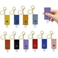 thumbnail image 1 of Czcpp-10 Pcs Porte-Sérumiens, Porte-Clés en Cuir 30ML, Bouteilles Vides pour Shampooing Lotion Savon, 1 of 4