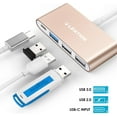 thumbnail image 3 of LENTION Multi-function 4-in-1 USB C Hub,USB to USB C Splitter with Type C Charging Adapter Compatible with MacBook Pro,New Mac Air/Surface, ChromeBook, More(C13), 3 of 11