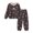 Brown1, variant on Gaexia Soft Girls Long Sleeve Pajama Set Cozy Sleepwear And Loungewear Outfit For Toddler Children Comfortable Homewear,Beige,5-6 Years