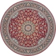 thumbnail image 3 of Unique Loom Outdoor Traditional Collection Area Rug - Wisdom (7' 10" Round Red/Brown), 3 of 9