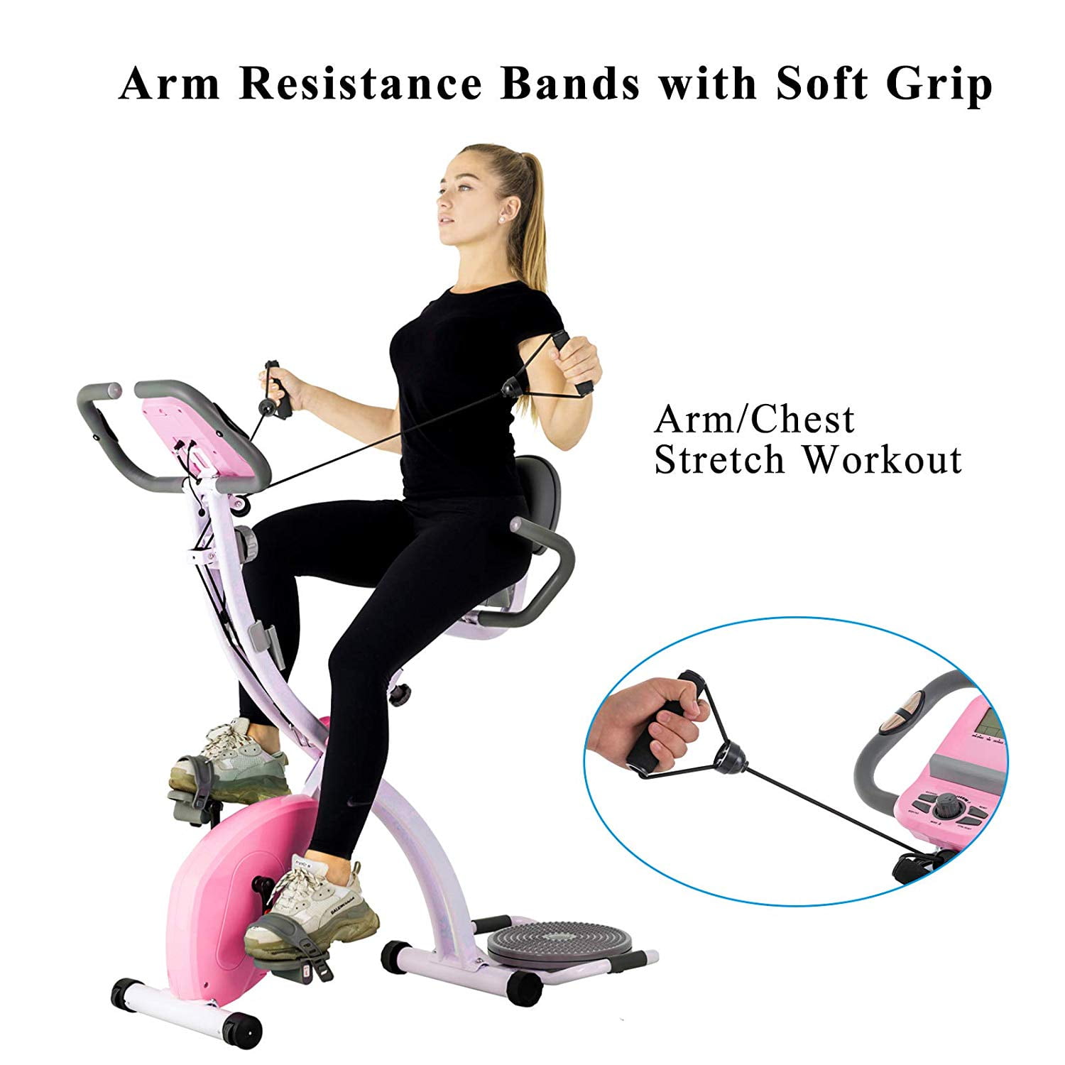 exercise bike with arm resistance