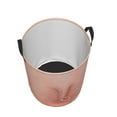 thumbnail image 3 of Fotbe Pig'S Tail Laundry Basket with Handles, Waterproof Large Laundry Hamper, Wash Bag for Corner Dorm, Rolling Laundry Basket with Handles-Medium, 3 of 8