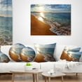 thumbnail image 3 of Designart Gili Island Tropical Beach - Seashore Throw Pillow - 18x18, 3 of 4