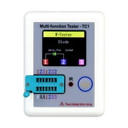 Colorful Display Transistor Tester Multi-functional TFT Backlight Didoe Triode Capacitance Resistor Detector Inductance MOSFET NPN PNP Triac MOS Automatic Calibration Detector